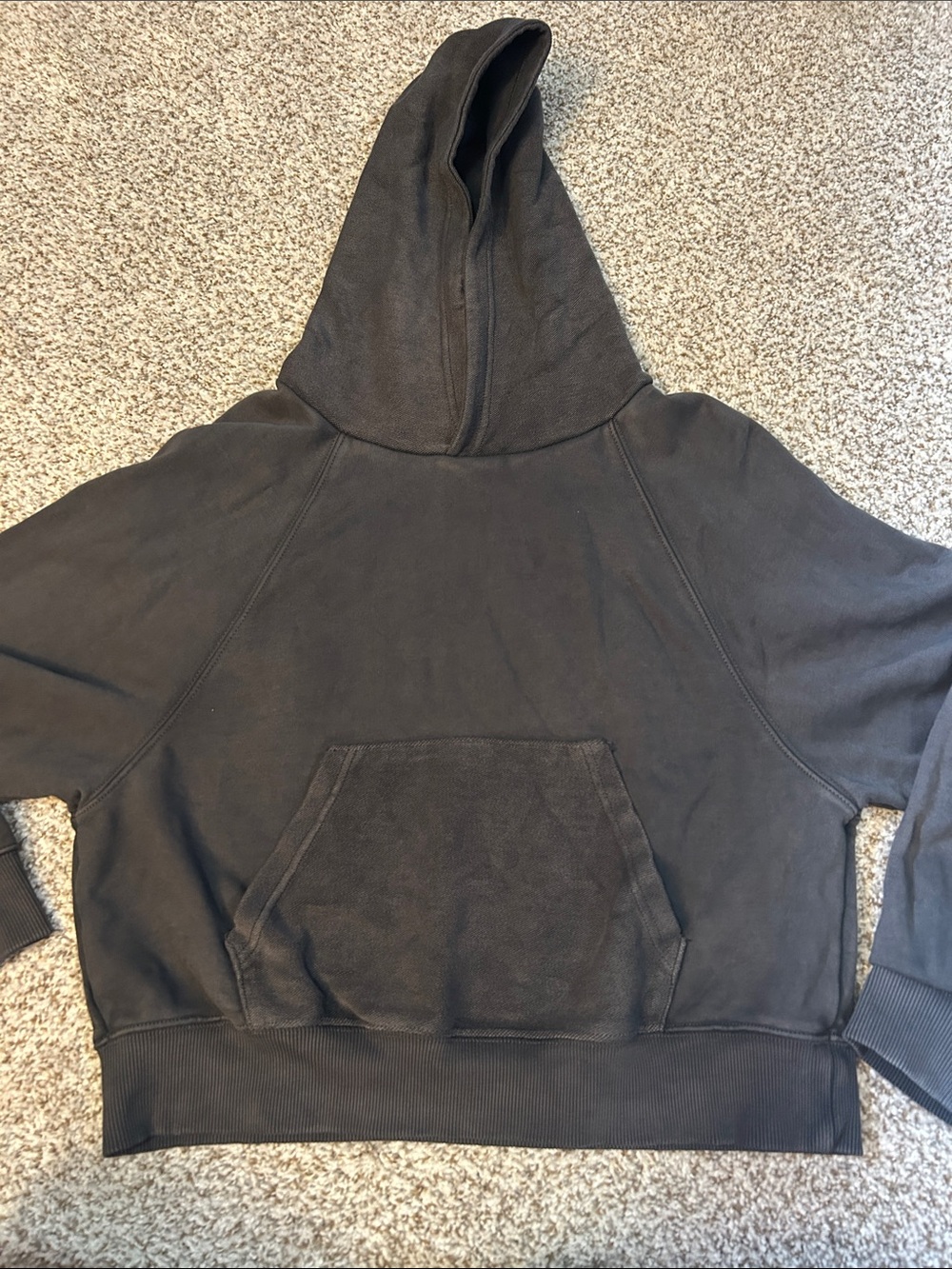 aerie Women's Hooded Pullover Sweatshirt Cropped